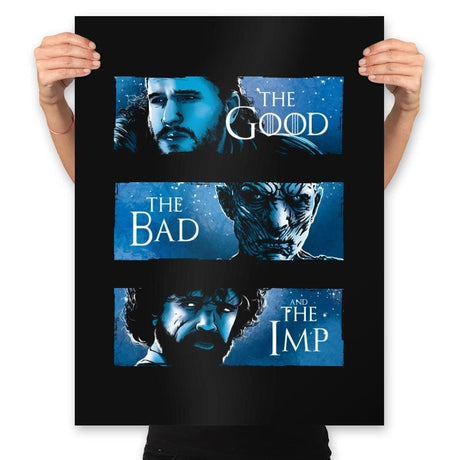 The Good, The Bad and The Imp - Prints Posters RIPT Apparel 18x24 / Black
