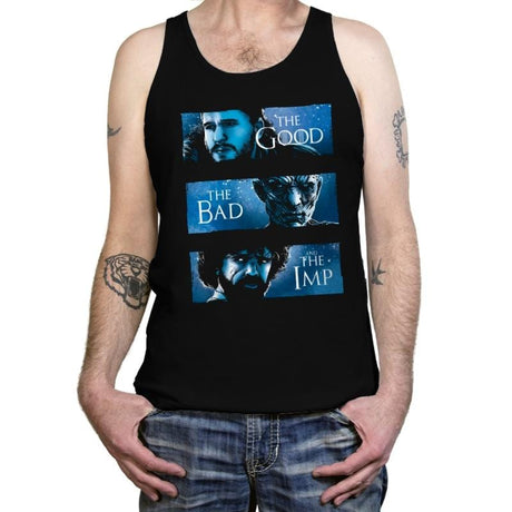 The Good, The Bad and The Imp - Tanktop Tanktop RIPT Apparel X-Small / Black