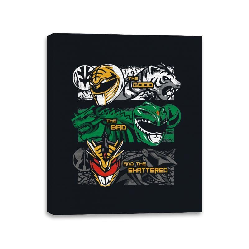 The Good, The Bad And The Shattered - Anytime - Canvas Wraps Canvas Wraps RIPT Apparel 11x14 / Black