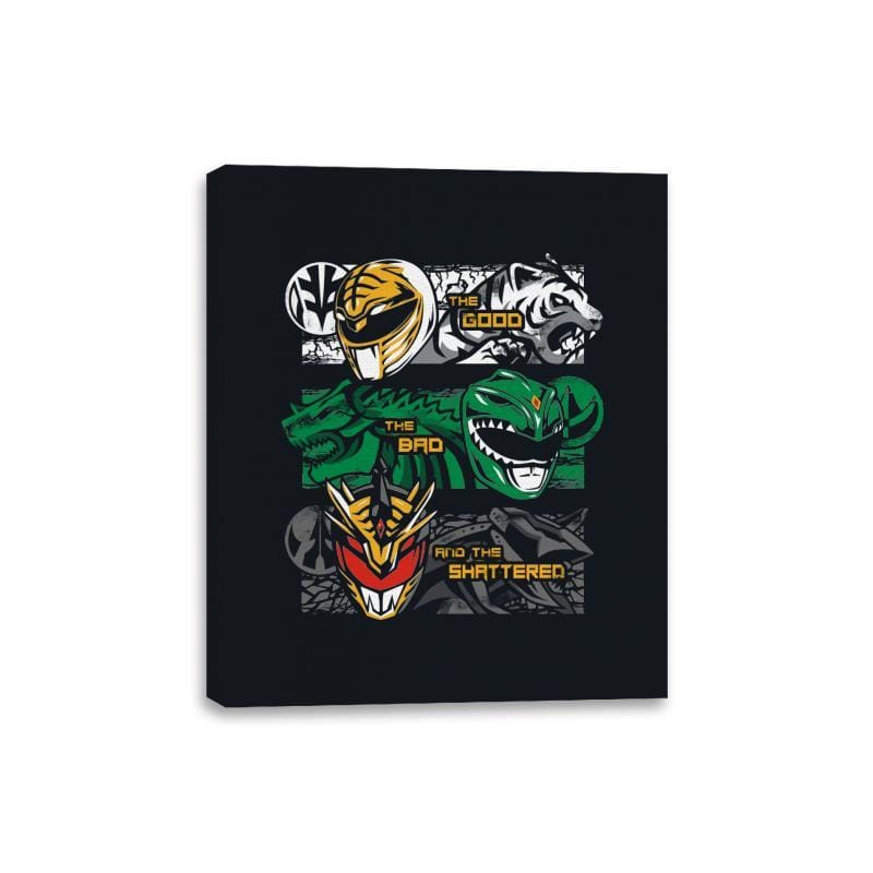 The Good, The Bad And The Shattered - Anytime - Canvas Wraps Canvas Wraps RIPT Apparel 8x10 / Black