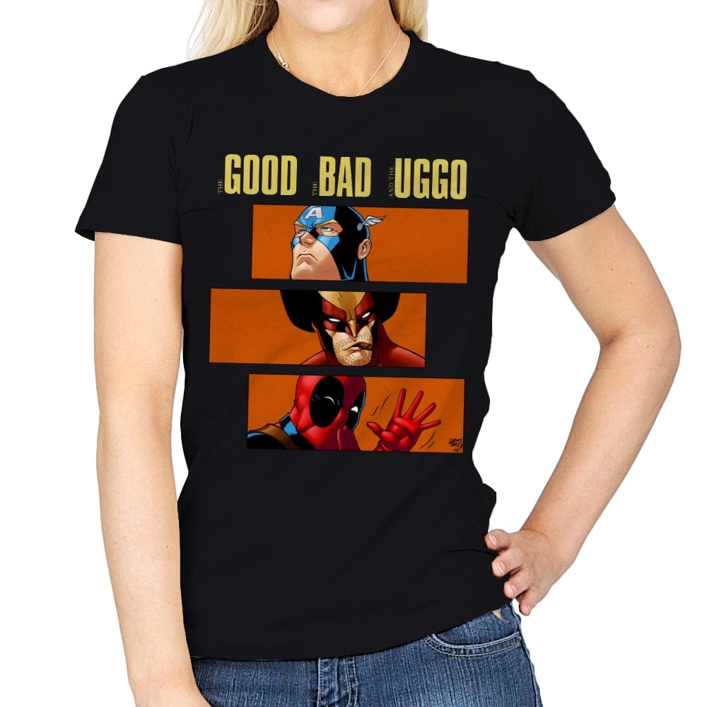 The Good, The Bad, and The Uggo - Womens T-Shirts RIPT Apparel Small / Black