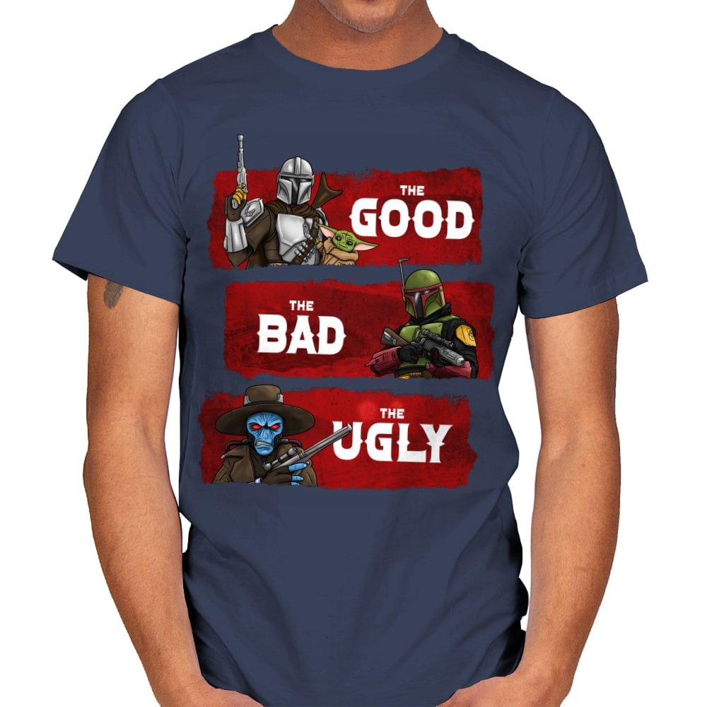 The Good, The Bad, The Ugly - Mens T-Shirts RIPT Apparel Small / Navy