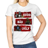 The Good, The Bad, The Ugly - Womens T-Shirts RIPT Apparel Small / White