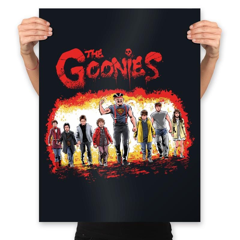 The Goonies - Prints Posters RIPT Apparel 18x24 / Black