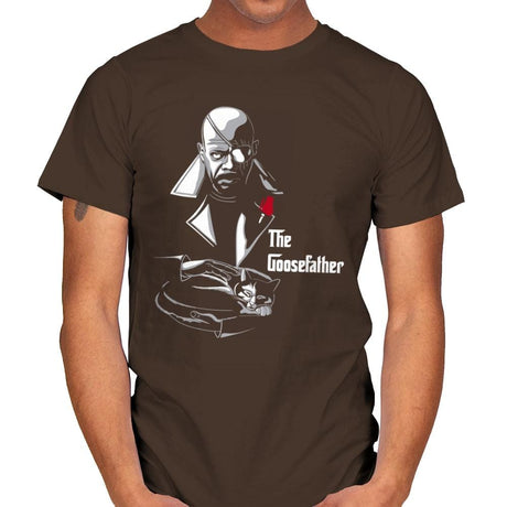 The Goosefather... - Mens T-Shirts RIPT Apparel Small / Dark Chocolate