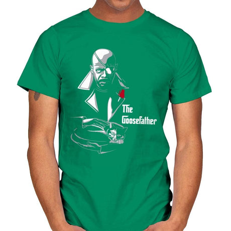 The Goosefather... - Mens T-Shirts RIPT Apparel Small / Kelly Green
