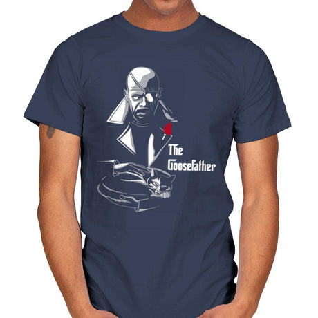 The Goosefather... - Mens T-Shirts RIPT Apparel Small / Navy