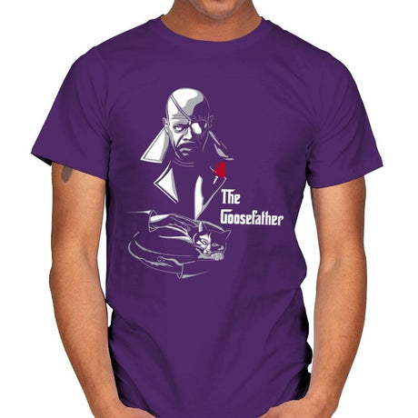 The Goosefather... - Mens T-Shirts RIPT Apparel Small / Purple