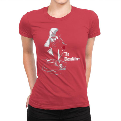 The Goosefather... - Womens Premium T-Shirts RIPT Apparel Small / Red