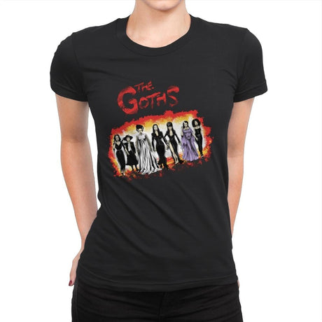 The Goths - Womens Premium T-Shirts RIPT Apparel Small / Black