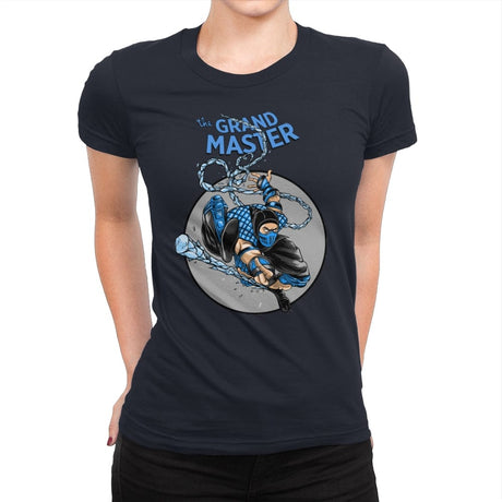 The Grand Master - Womens Premium T-Shirts RIPT Apparel Small / Midnight Navy