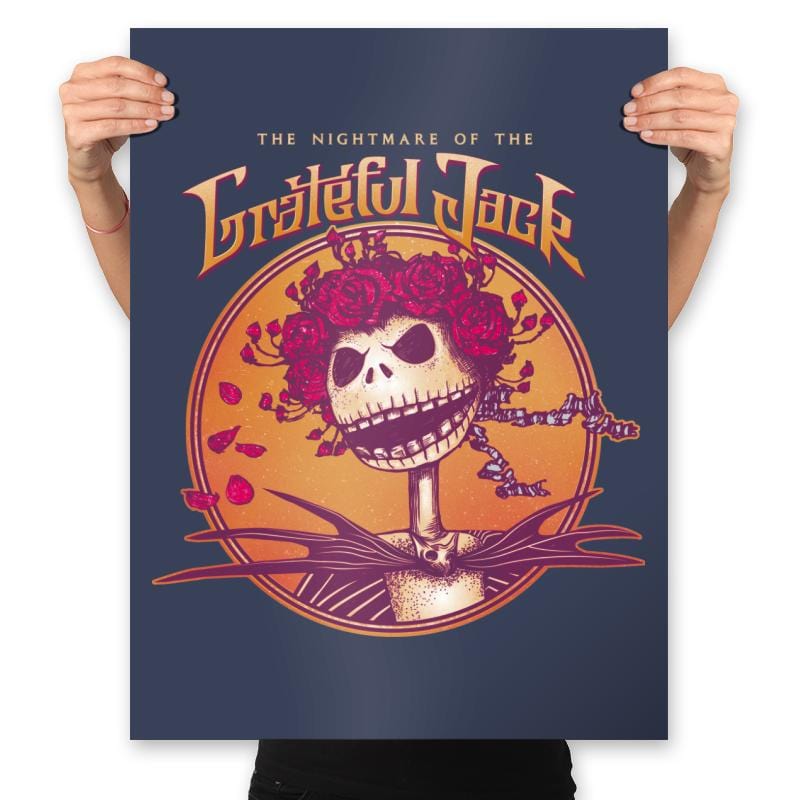The Grateful Jack - Prints Posters RIPT Apparel 18x24 / Navy