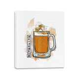 The great beer off Kanagawa - Canvas Wraps Canvas Wraps RIPT Apparel 11x14 / White
