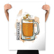 The great beer off Kanagawa - Prints Posters RIPT Apparel 18x24 / White