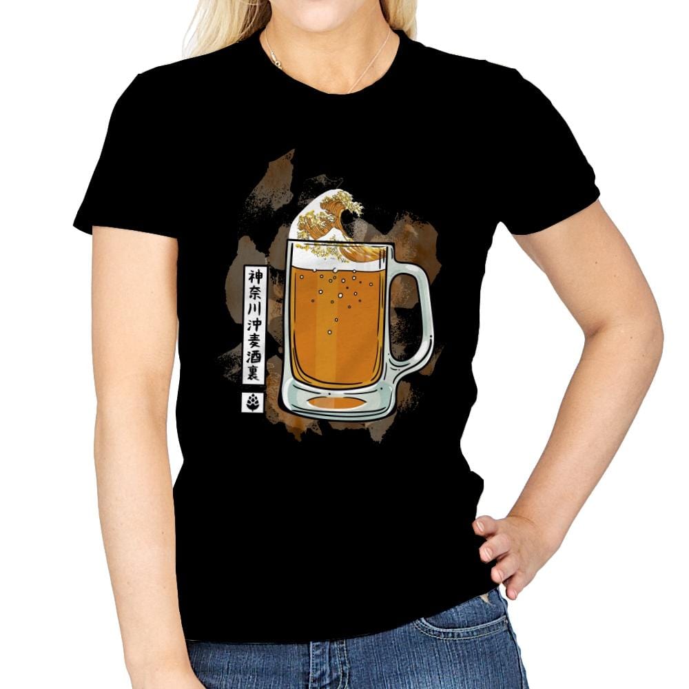 The great beer off Kanagawa - Womens T-Shirts RIPT Apparel