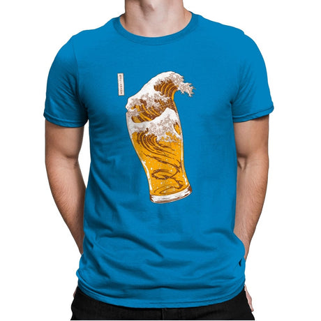 The Great Beer Wave - Mens Premium T-Shirts RIPT Apparel Small / Turqouise