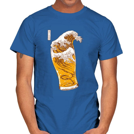 The Great Beer Wave - Mens T-Shirts RIPT Apparel Small / Royal