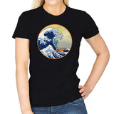 The Great Cornholio Off Kanagawa - Womens T-Shirts RIPT Apparel Small / Black