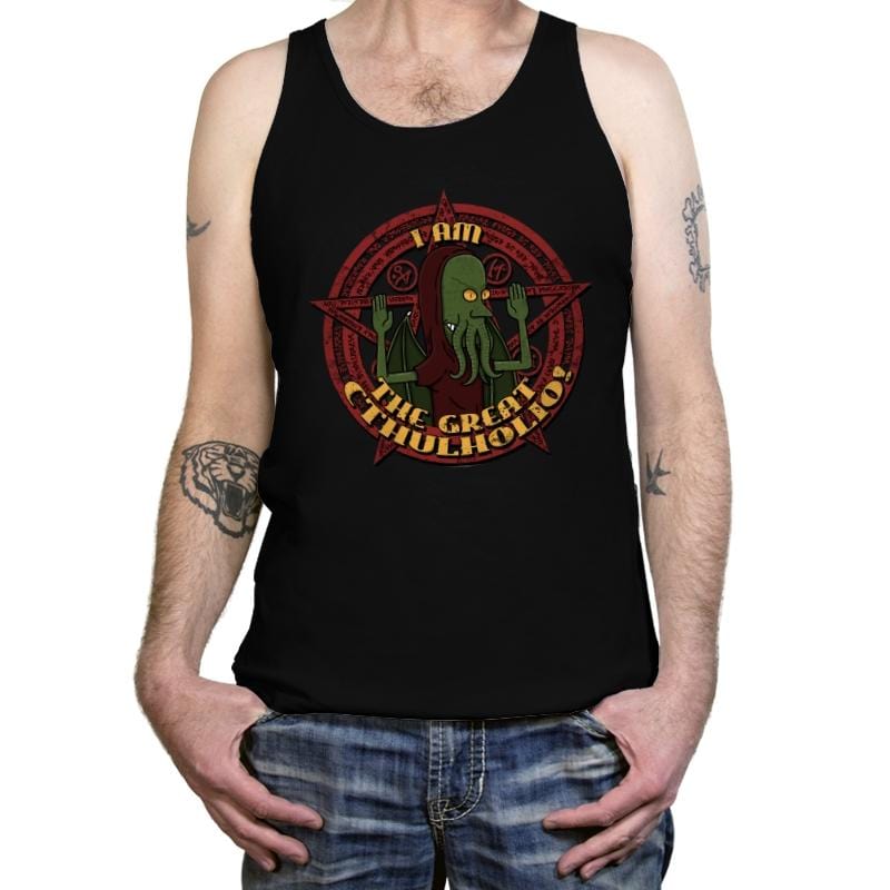 The Great Cthulholio - Tanktop Tanktop RIPT Apparel X-Small / Black