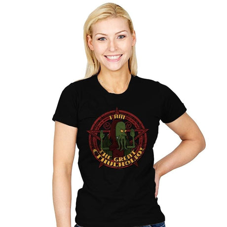The Great Cthulholio - Womens T-Shirts RIPT Apparel
