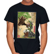 The Great Deku Woodblock - Mens T-Shirts RIPT Apparel Small / Black