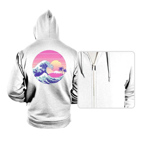 The Great Dream Wave - Hoodies Hoodies RIPT Apparel Small / White