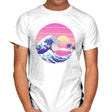 The Great Dream Wave - Mens T-Shirts RIPT Apparel Small / White