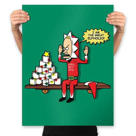 The Great Elfholio - Prints Posters RIPT Apparel 18x24 / Kelly