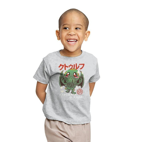 The Great Old Kawaii - Youth T-Shirts RIPT Apparel X-small / Sport grey