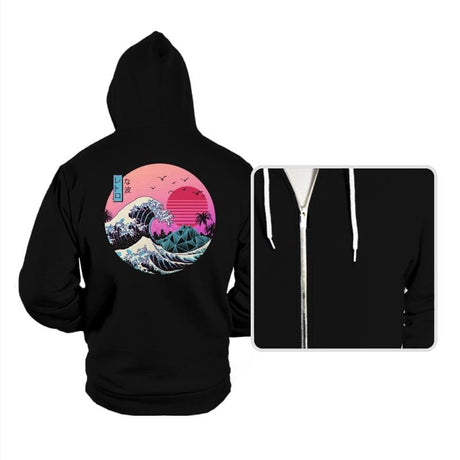 The Great Retro Wave - Hoodies Hoodies RIPT Apparel