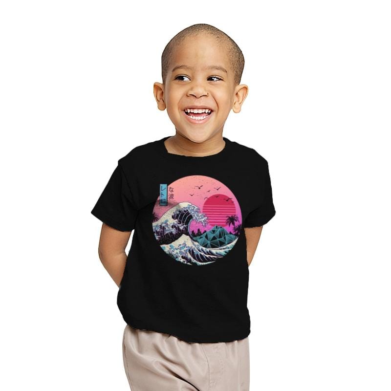 The Great Retro Wave - Youth T-Shirts RIPT Apparel