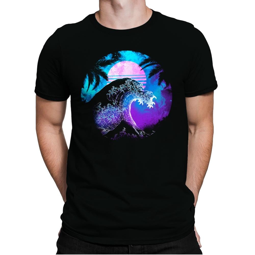 The Great Retrowave Orb - Mens Premium T-Shirts RIPT Apparel Small / Black