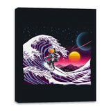 The Great Space Wave - Canvas Wraps Canvas Wraps RIPT Apparel 16x20 / Black