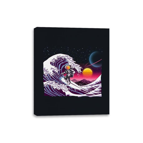 The Great Space Wave - Canvas Wraps Canvas Wraps RIPT Apparel 8x10 / Black