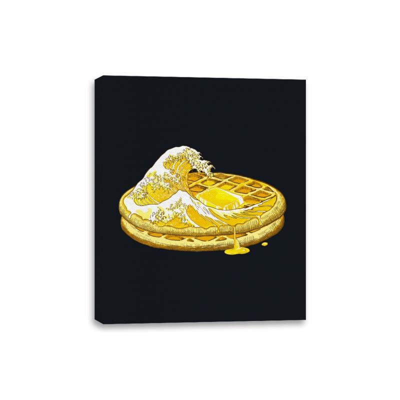 The Great Waffle and Hunny - Canvas Wraps Canvas Wraps RIPT Apparel 8x10 / Black