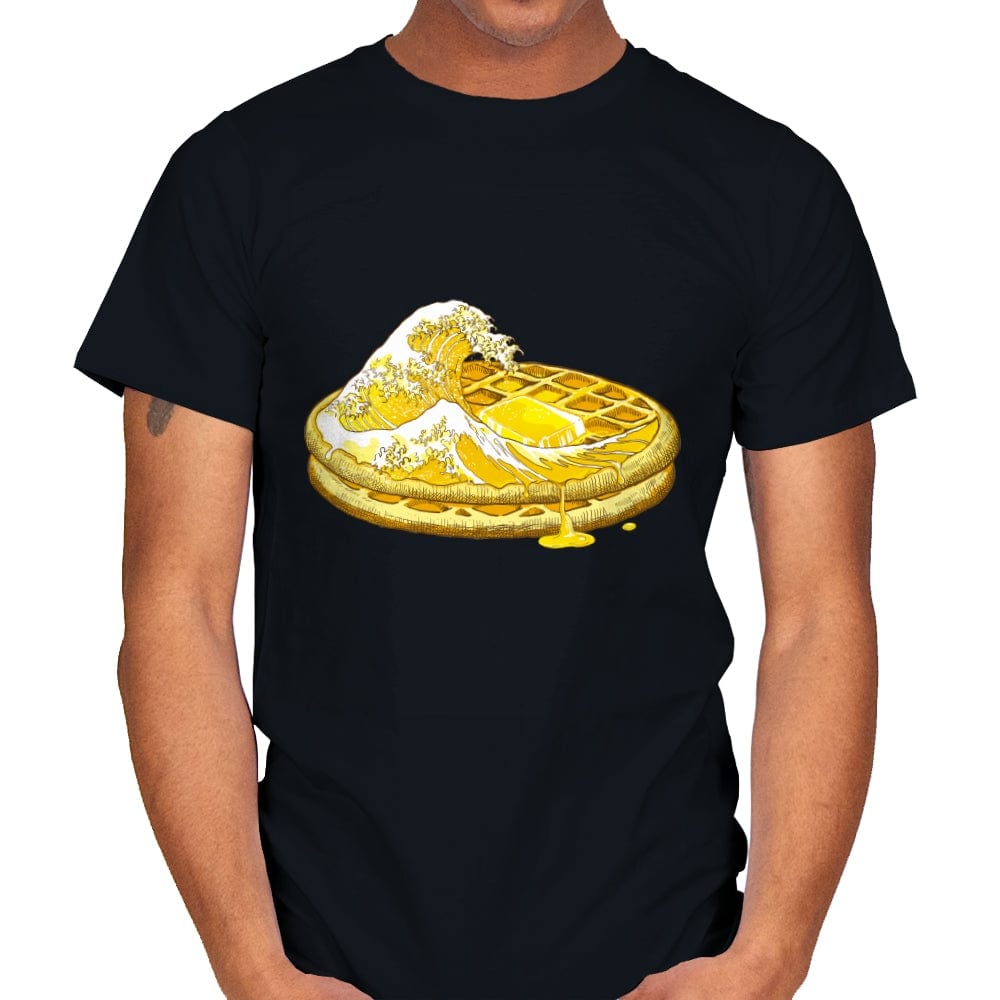 The Great Waffle and Hunny - Mens T-Shirts RIPT Apparel Small / Black