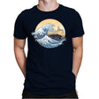 The Great Wave of the Ringwraiths - Mens Premium T-Shirts RIPT Apparel Small / Midnight Navy