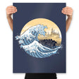 The Great Wave of the Ringwraiths - Prints Posters RIPT Apparel 18x24 / Navy