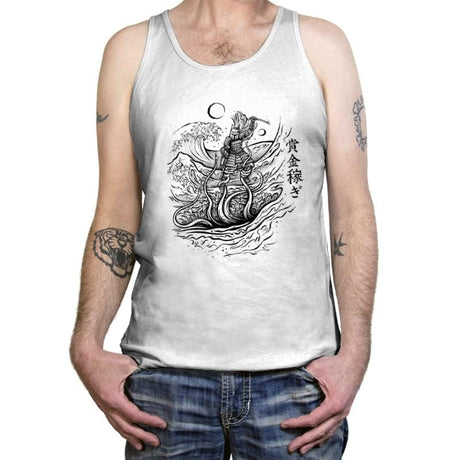 The Great Wave off Carkoon - Tanktop Tanktop RIPT Apparel X-Small / White