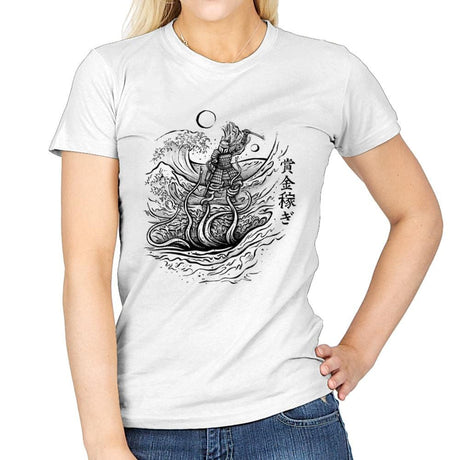 The Great Wave off Carkoon - Womens T-Shirts RIPT Apparel Small / White