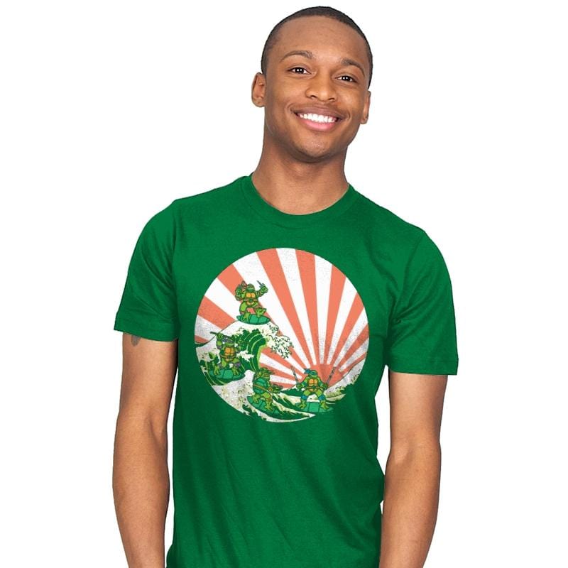 The Great Wave Off Cowabunga - Mens T-Shirts RIPT Apparel