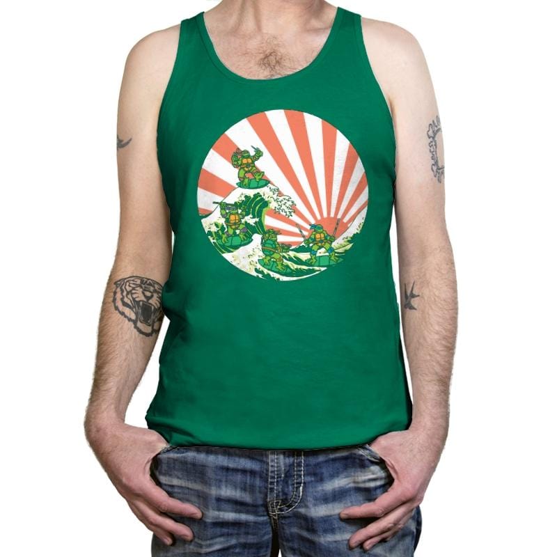 The Great Wave Off Cowabunga - Tanktop Tanktop RIPT Apparel