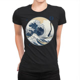The Great Wave off Music - Womens Premium T-Shirts RIPT Apparel Small / Black