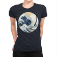 The Great Wave off Music - Womens Premium T-Shirts RIPT Apparel Small / Midnight Navy