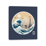 The Great Wave off Scarif - Best Seller - Canvas Wraps Canvas Wraps RIPT Apparel 11x14 / Navy