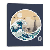 The Great Wave off Scarif - Best Seller - Canvas Wraps Canvas Wraps RIPT Apparel 16x20 / Navy