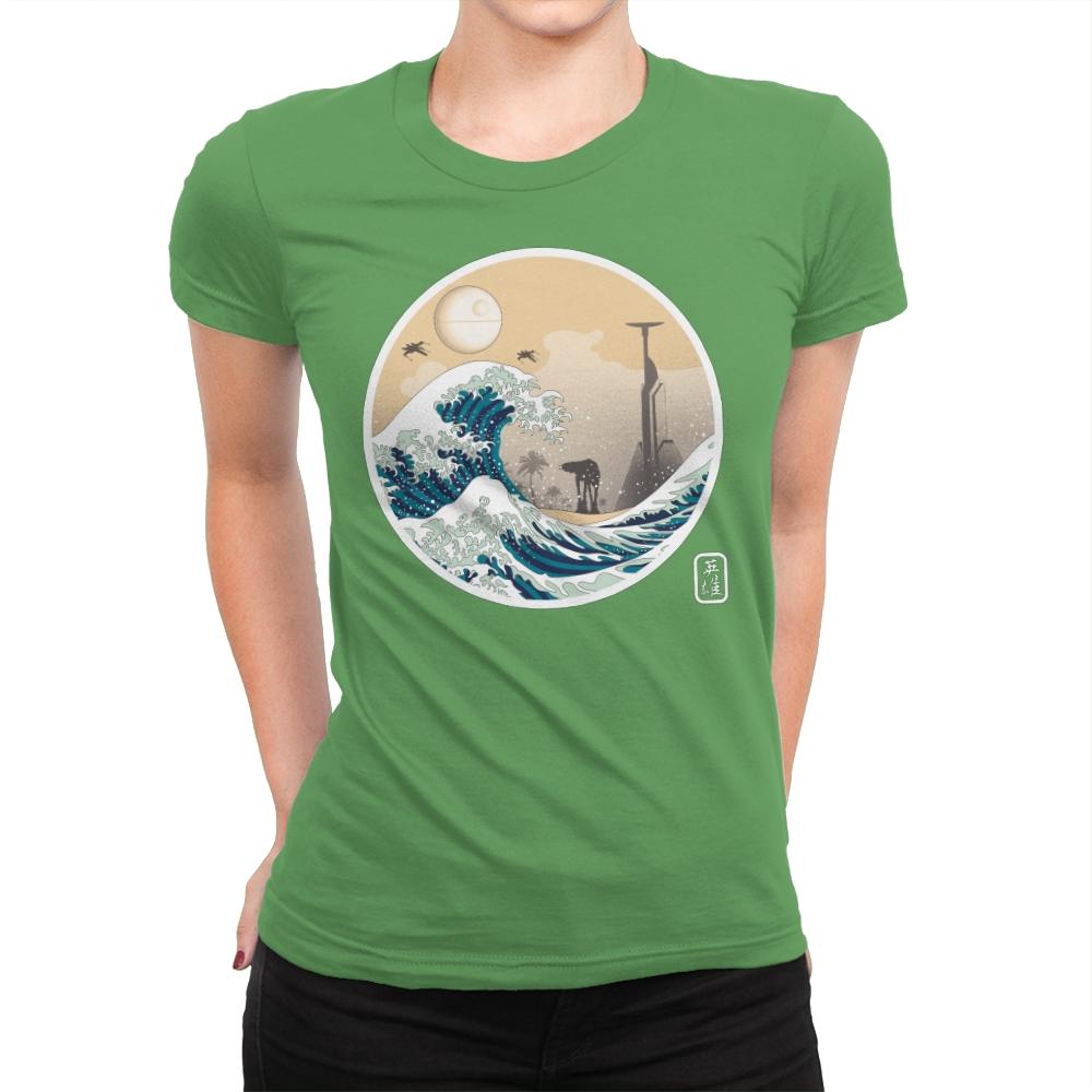 The Great Wave off Scarif - Best Seller - Womens Premium T-Shirts RIPT Apparel Small / Kelly