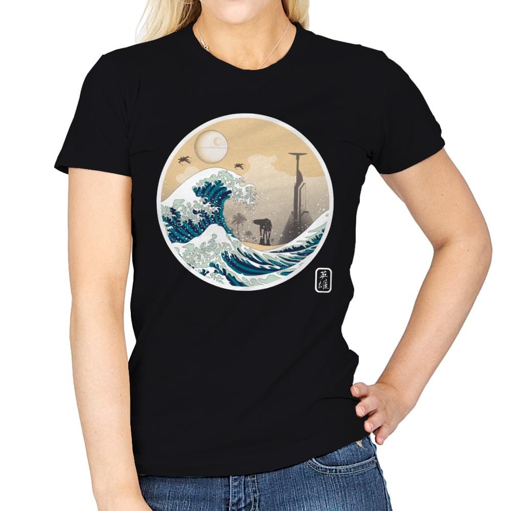The Great Wave off Scarif - Best Seller - Womens T-Shirts RIPT Apparel Small / Black