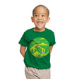 The Great Wave Off Springfield - Youth T-Shirts RIPT Apparel X-small / Kelly