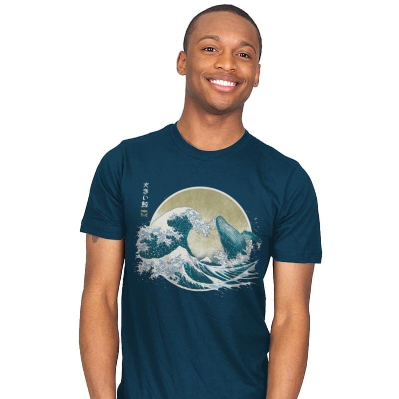 The Great Whale - Mens T-Shirts RIPT Apparel Small / Indigo